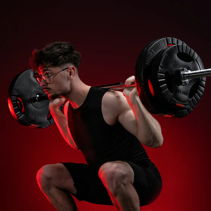 Vinilinis Tri Grip štangos rinkinys 100 kg