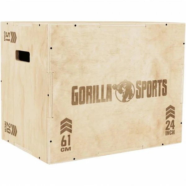 Puinen plyobox / hyppyboxi 60 x 50,5 x 75,5 cm