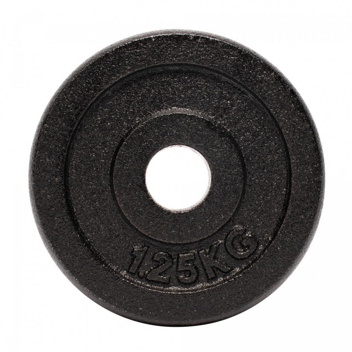 Valurautainen käsipainosetti 25 kg kierrelukoilla