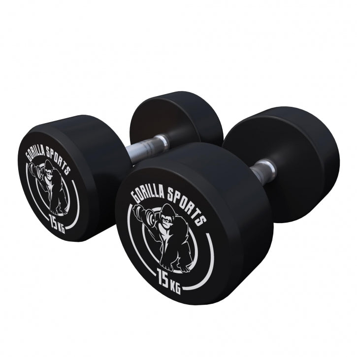 Pro-käsipainosarja 90 kg telineellä