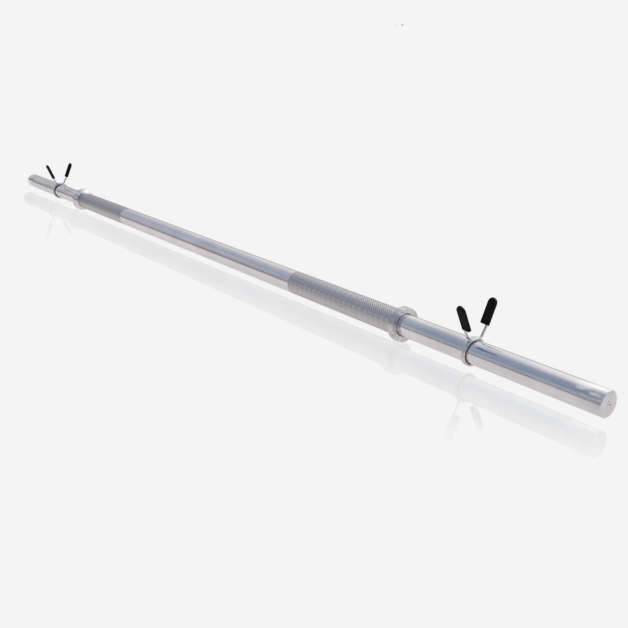 Suora levytanko 150 cm jousilukoilla