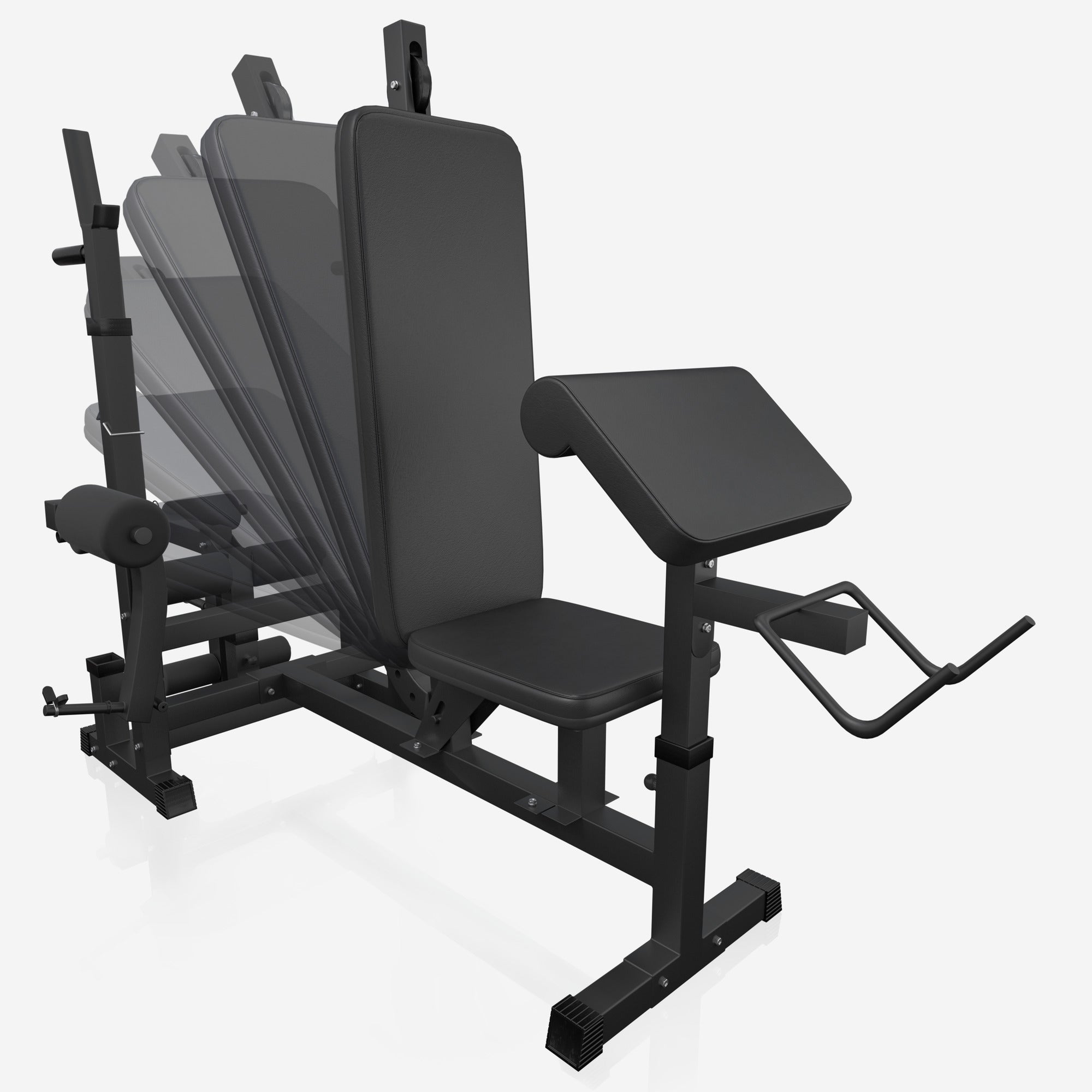 Monitoiminen treeniasema + levytankosarja 108 kg