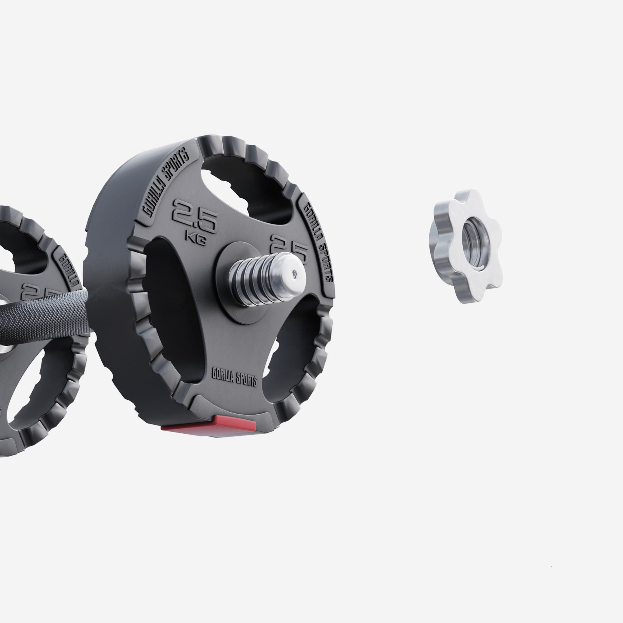Tri Grip vinyylilevypaino 2,5 kg 30 mm