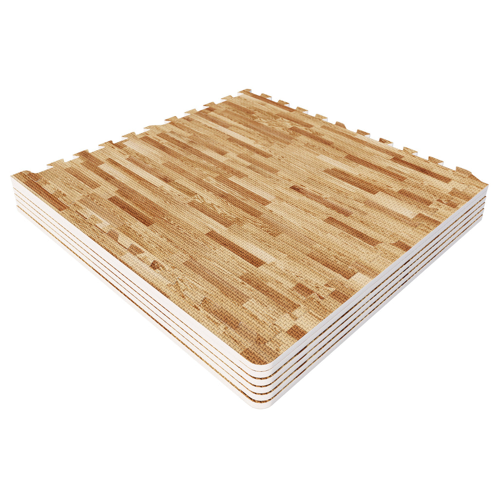 Suojamatto 6 palaa 60 x 60 x 1,2 cm, puukuosi