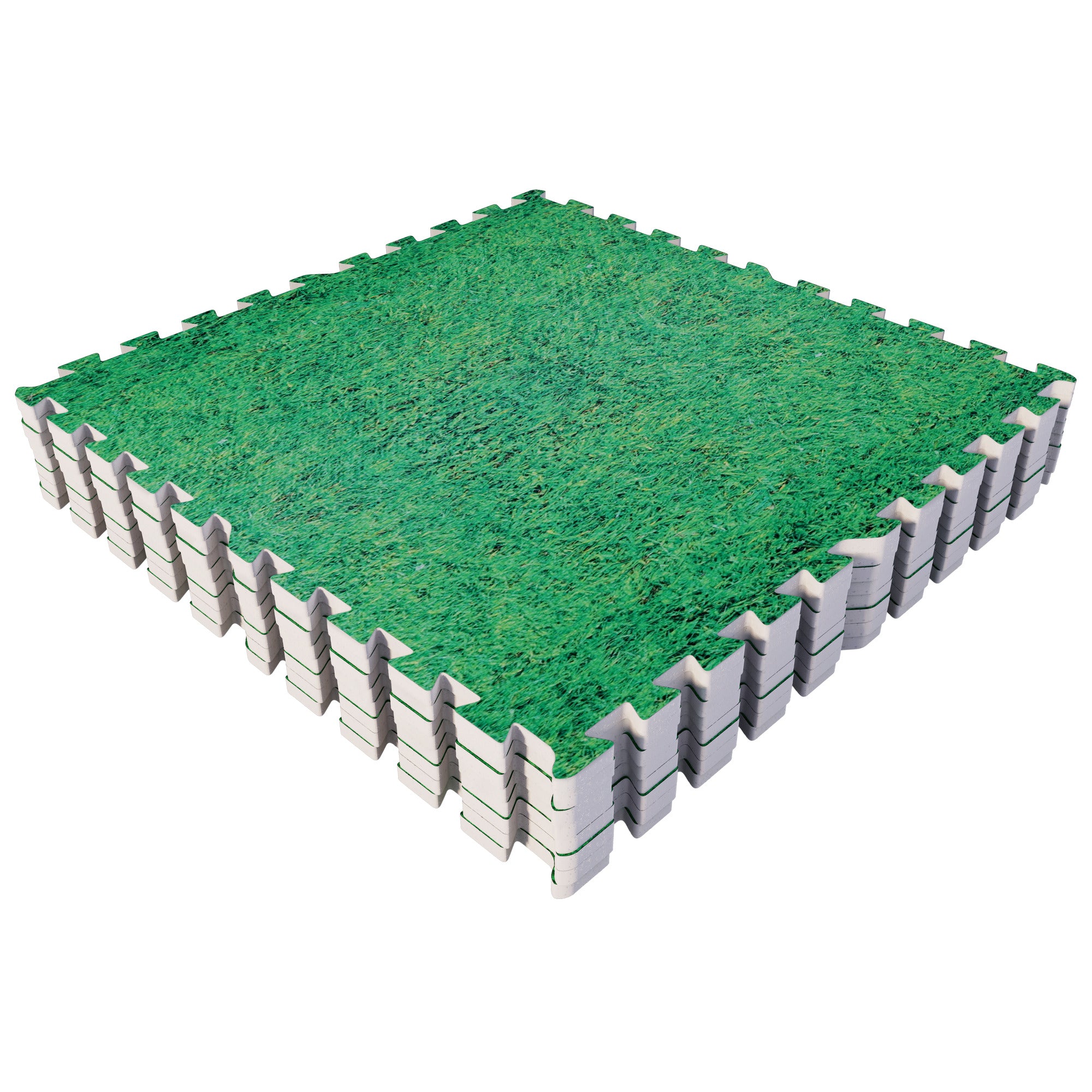 Treenimatto 8 palaa 60 x 60 x 1,2 cm ruohokuosi