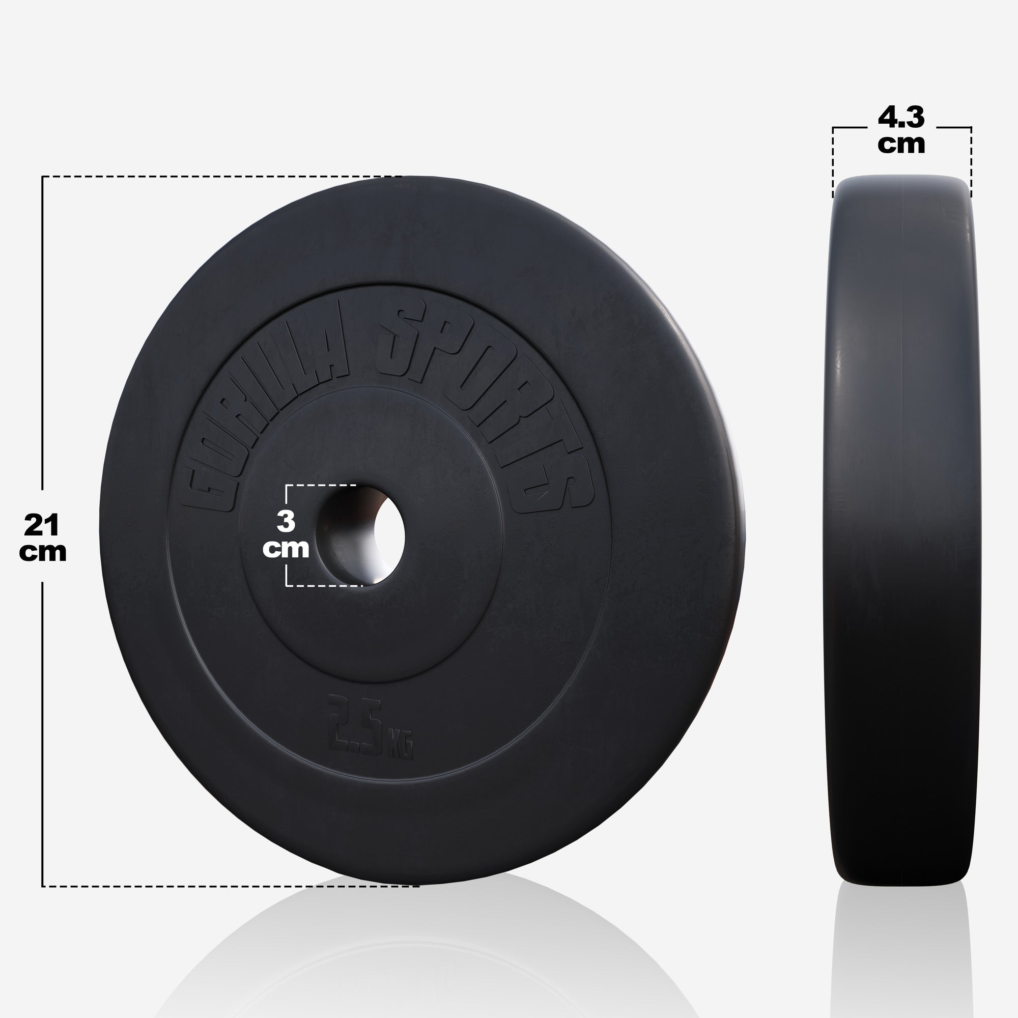 Vinyylinen levytankosarja 60 kg tankoineen