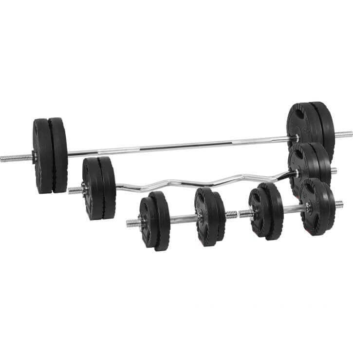 Säädettävä painonnostopenkki 100 kg Tri Grip sarjalla