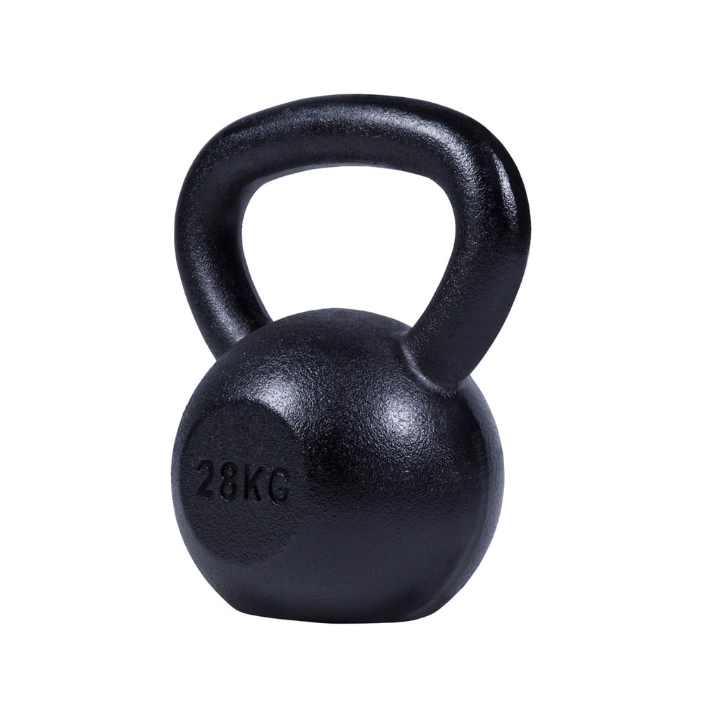 Valurautainen kahvakuula 2-32 kg, musta