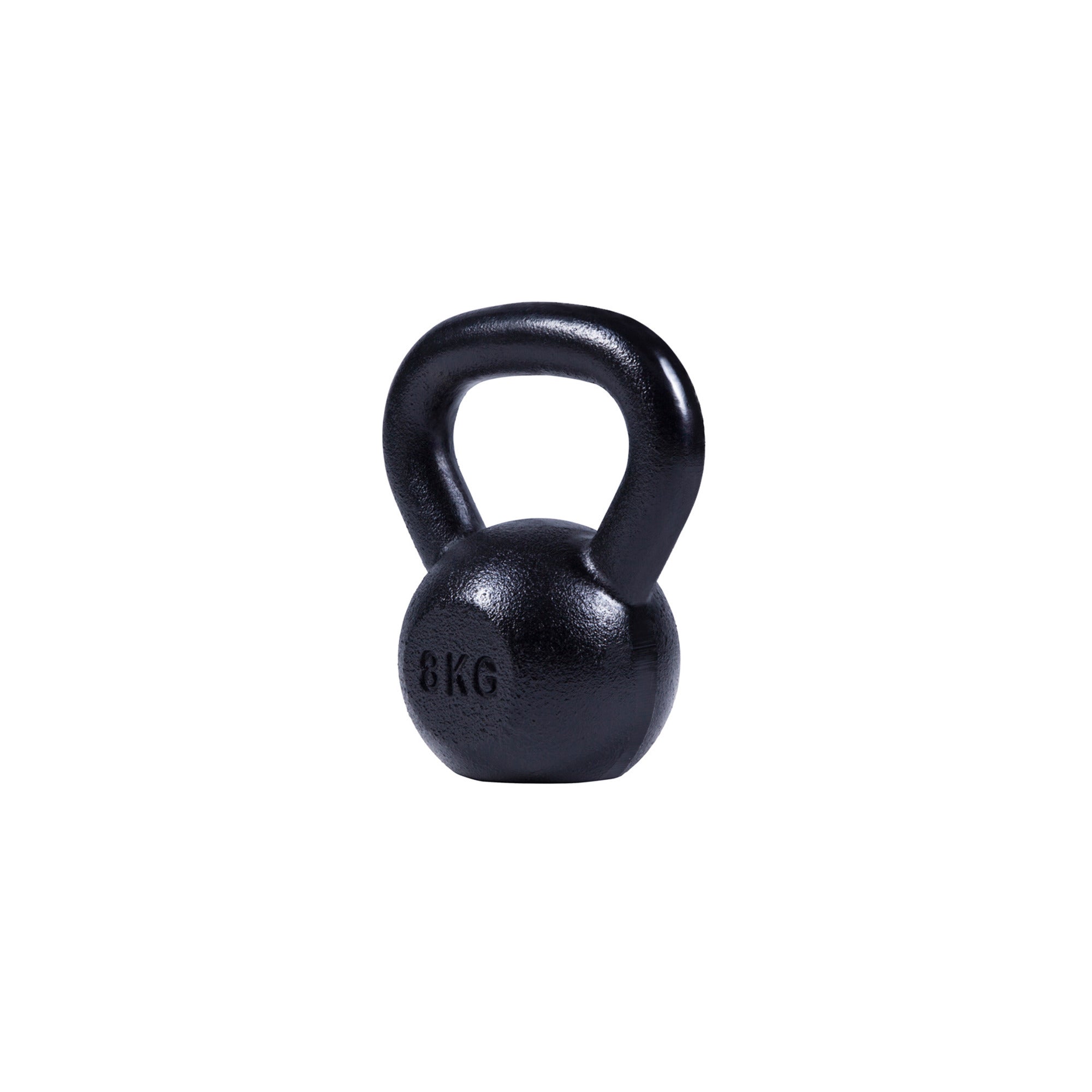 Valurautainen kahvakuula 2-32 kg, musta