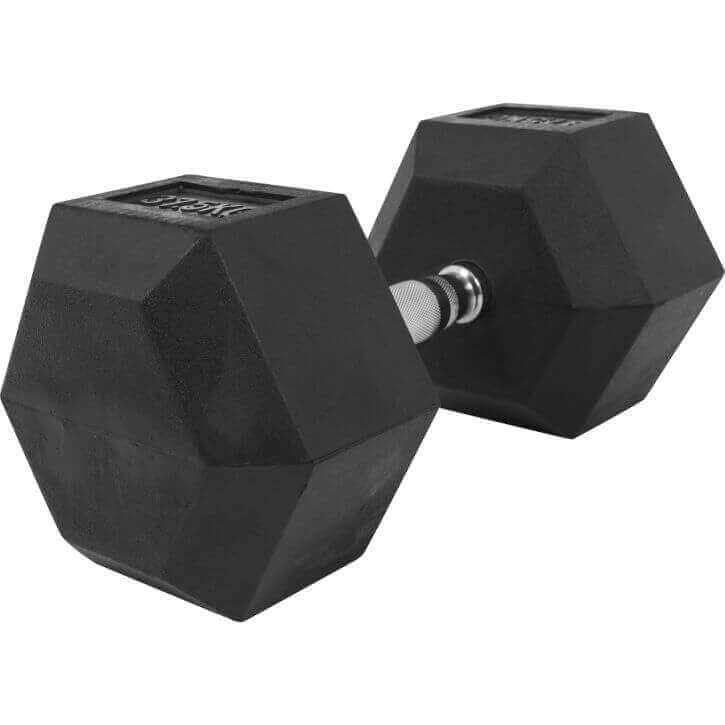 Hex-käsipaino 2-50 kg kumipinnoitteella