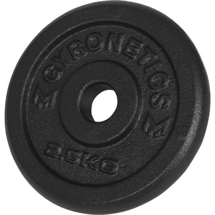 Valurautainen käsipainosetti 30 kg kierrelukoilla, 25mm