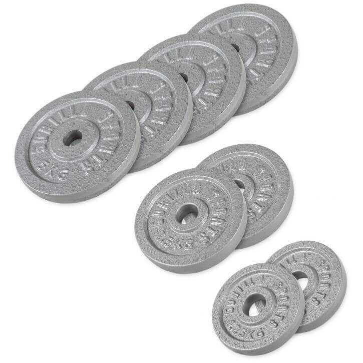 Valurautainen levypainosetti 27,5 kg 30 mm