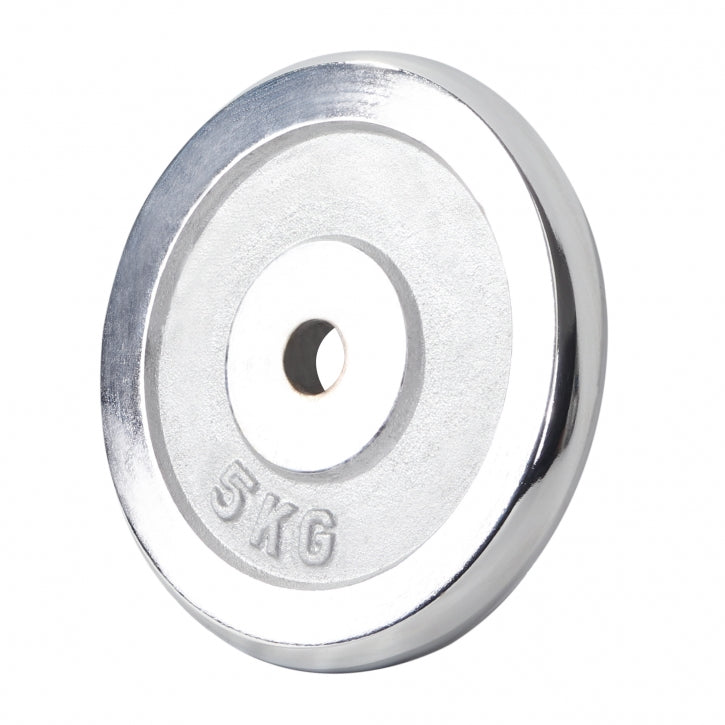 Kromatut levypainot 30 mm 27,5 kg setti