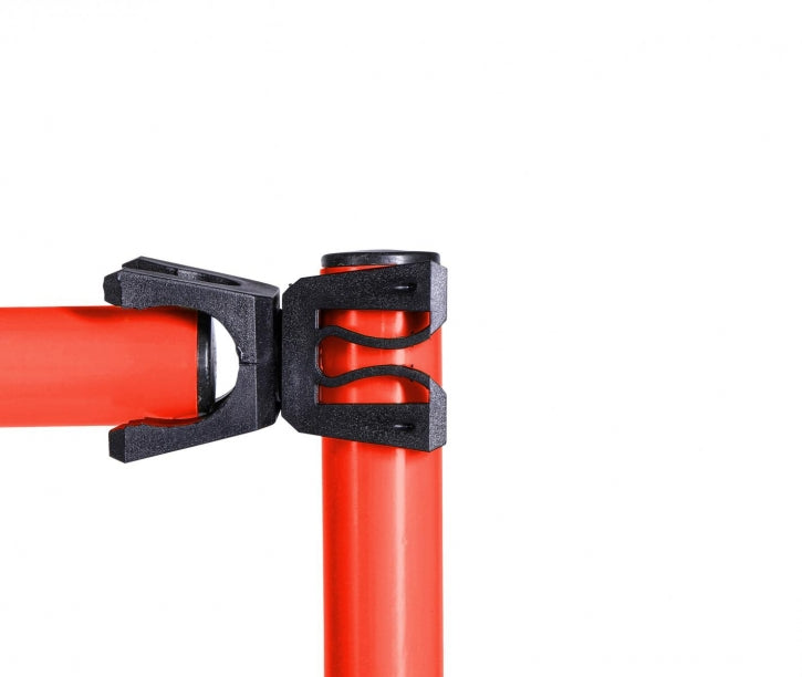 Korkeussäädettävä hyppyeste 10,5–150 cm, punainen