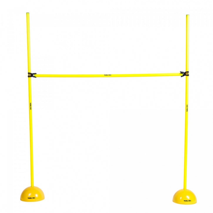 Korkeussäädettävä hyppyeste 10,5–150 cm, keltainen