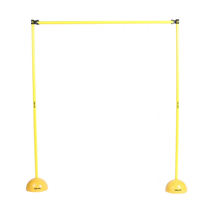Korkeussäädettävä hyppyeste 10,5–150 cm, keltainen