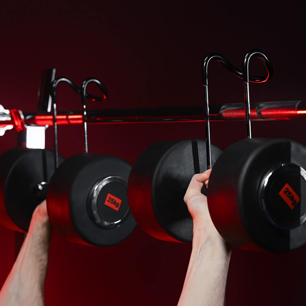Power Hooks hanteliams