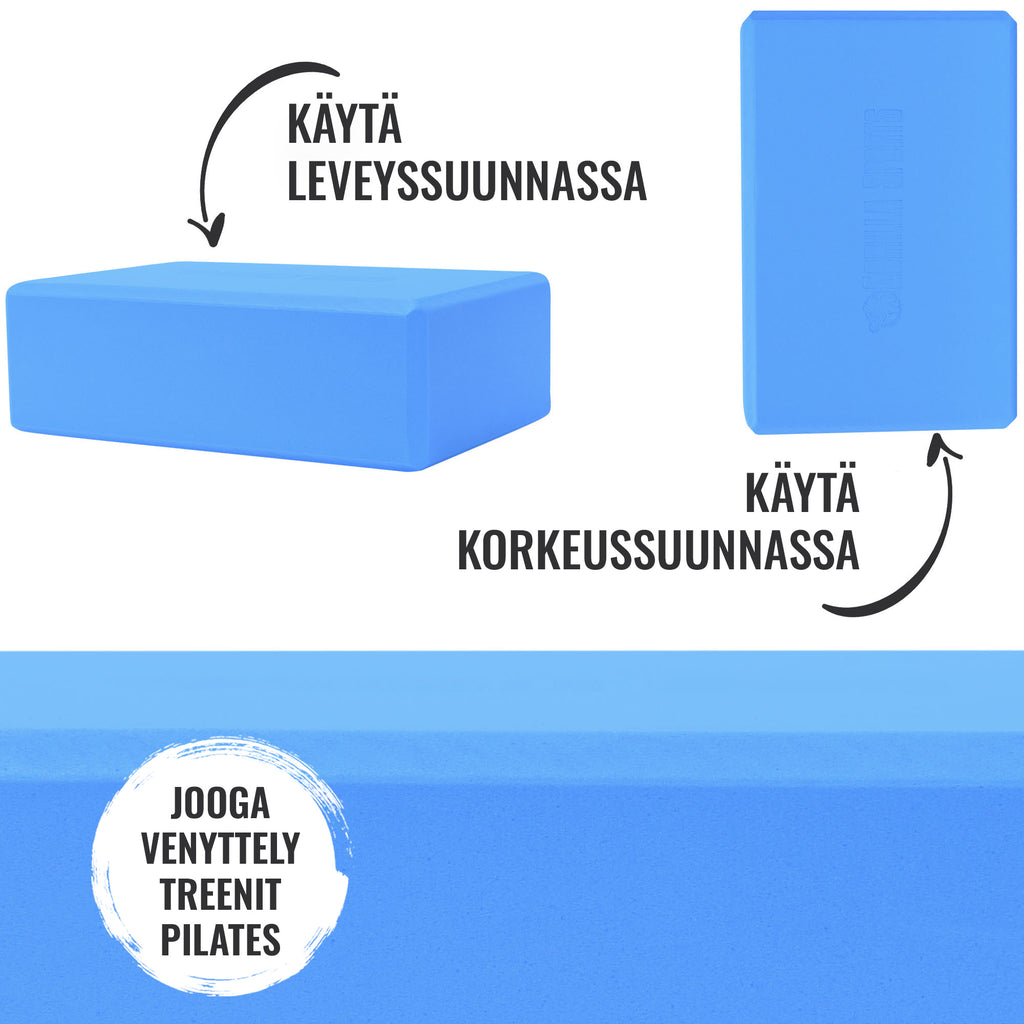 Joogapalikka 23,5 x 15 x 8 cm, Punainen